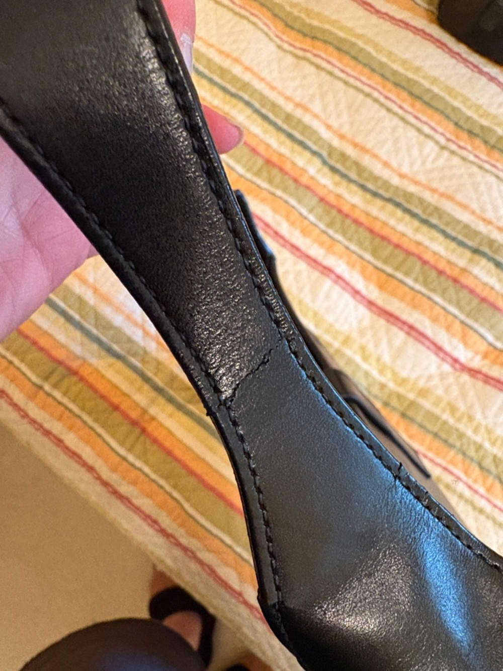 Vintage Gucci Jackie Black Leather with Silver Hardware - as is - repaired - Picture 9 of 13